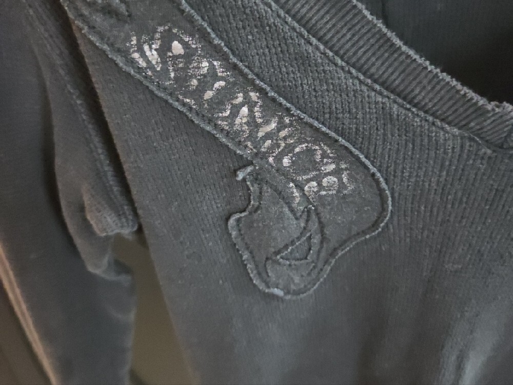 Harley‑Davidson Black Crewneck Shirt with Winged Skull Graphic - Picture 3 of 6
